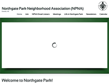 Tablet Screenshot of northgateparknc.org